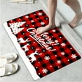 thumbnail image 1 of YIMEIS Christmas Snowflake Deer Fall Kitchen Rugs, Xmas Holiday Kitchen Mat Decor Home Decorations, Green Christmas Mats for Kitchen Floor - 16''*24'', 1 of 10
