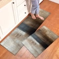 thumbnail image 1 of YIMEIS Christmas Snowy Night Fall Kitchen Mats Set of 2,Xmas Winter Seasonal Farmhouse Home Seasonal Decorations Rugs for Floor - 16''*24'' and 17''*47'' in, 1 of 10