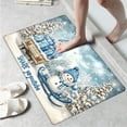 thumbnail image 1 of YIMEIS Christmas Truck Snowman Presents Kitchen Mat Rug Set - Perfect for Kitchen Counter, 16''*24'', Functional for Decoration, 1 of 10