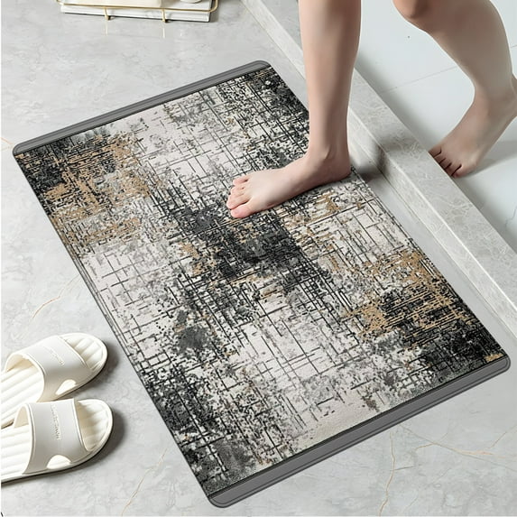 YIMEIS Christmas background Kitchen Mat Rug - Perfect for Kitchen Counter, 16''*24'', Functional for Decoration