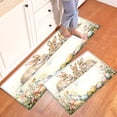 thumbnail image 1 of YIMEIS Easter bunny eggs Fall Kitchen Rugs Set of 2, Holiday Kitchen Mat Decor Home Decorations, Green Mats for Kitchen Floor - 16''*24'' and 17''*47'' in, 1 of 9
