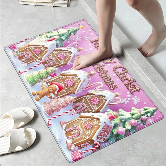 YIMEIS Fall Christmas Halloween Kitchen Mat Cushioned Anti Fatigue Kitchen Rug Non Slip Kitchen Rugs and Mats Standing Desk Mat Comfort Floor Mats for Kitchen House Sink