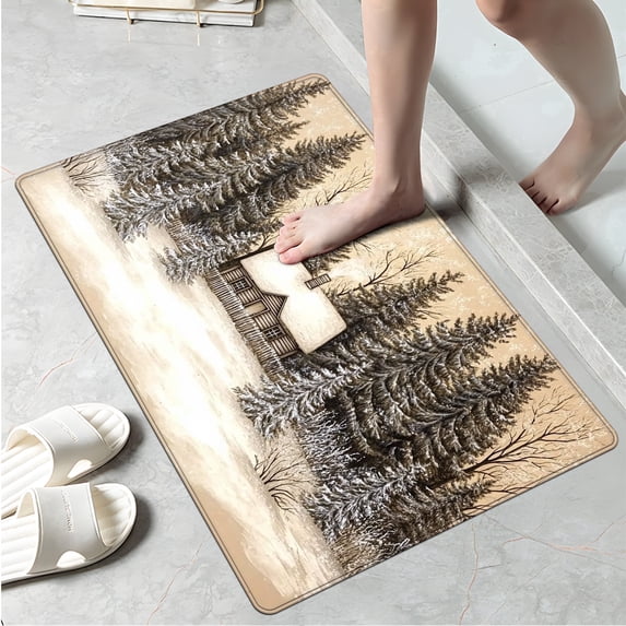 YIMEIS Fall Christmas Halloween Kitchen Mat Cushioned Anti Fatigue Kitchen Rug Non Slip Kitchen Rugs and Mats Standing Desk Mat Comfort Floor Mats for Kitchen House Sink