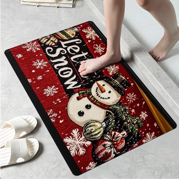 YIMEIS Fall Christmas Halloween Kitchen Mat Cushioned Anti Fatigue Kitchen Rug Non Slip Kitchen Rugs and Mats Standing Desk Mat Comfort Floor Mats for Kitchen House Sink