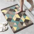 thumbnail image 1 of YIMEIS Geometric pattern carpet Fall Kitchen Rugs Non Skid Washable Area Carpet [Made in USA], Multi - 1 Pc 16''*24'', 1 of 8