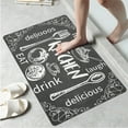 thumbnail image 1 of YIMEIS Kitchen, gray background Kitchen Mat Rug - 1Pcs Perfect for Kitchen Counter, 16''*24'', Functional for Decoration, 1 of 10