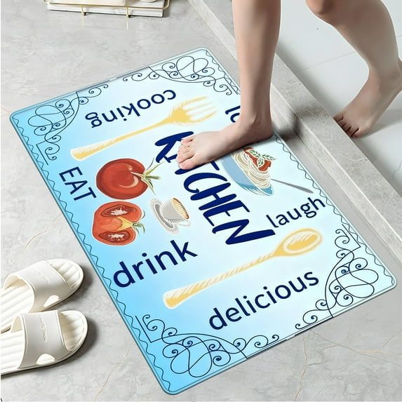YIMEIS Kitchen utensils, tomatoes Kitchen Mat Rug - 1Pcs Perfect for Kitchen Counter, 16''*24'', Functional for Decoration