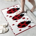 thumbnail image 1 of YIMEIS Ladybugs on Valentine's Day Kitchen Mat Washable Non-Skid Absorbent Runner Rugs (16''24'') - 1Pc Recommended for Kitchen Sink Front/Floor, Suitable for All Age Groups, 1 of 10