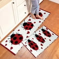 thumbnail image 1 of YIMEIS Ladybugs on Valentine's Day Kitchen Mat Rug Set  - Perfect for Kitchen Counter, 16''*24''/47''*18'', Functional for Decoration, 1 of 10
