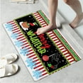 thumbnail image 1 of YIMEIS Merry Christmas Machine Washable Non-Slip Rubberback Indoor Runner Rug/Area Rug for Kitchen, Hallway, Kitchen, Entryway, Bathroom, 1 Piece - 16''*24'', 1 of 10