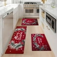 thumbnail image 1 of YIMEIS Merry Christmas Wishes Kitchen Mat Washable Non-Skid Absorbent Runner Rugs (16''24''/20''32''/47''18'') - 1/2/3 Pcs Recommended for Kitchen Sink Front/Floor, Suitable for All Age Groups, 1 of 10