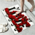 thumbnail image 1 of YIMEIS Roses, Valentine's Day butterflies Kitchen Mat Rug - 1Pcs Perfect for Kitchen Counter, 16''*24'', Functional for Decoration, 1 of 10