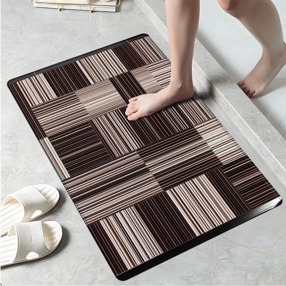 YIMEIS Stripe knot Kitchen Mat Rug - 1Pcs Perfect for Kitchen Counter, 16''*24'', Functional for Decoration