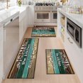 thumbnail image 1 of YIMEIS The Heart of the Kitchen 3Pcs Flannel Mat & Kitchen Rugs Set,16''×24'' 20''×30'' 17''×47'' Inches,Soft Non-slip for Home Bathroom, 1 of 10