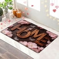 thumbnail image 1 of YIMEIS The warmth of home 17.7''*47.2'' Long Flannel Bath Mat, Non-Slip, Anti-Skid Rug for Bathroom Aisle & Bathtub Side, 1 of 7