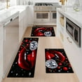 thumbnail image 1 of YIMEIS Valentine's Day Red Lips Cherry Diamond Kitchen Mat Rug Set - Perfect for Kitchen Counter, 16''*24''/20''*32''/47''*18'', Functional for Decoration, 1 of 10