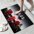 thumbnail image 1 of YIMEIS Valentine's Day Romance Kitchen Mat Rug Set - Perfect for Kitchen Counter, 16''*24'', Functional for Decoration, 1 of 10