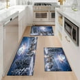 thumbnail image 1 of YIMEIS Wolf Moon Rainbow Kitchen Mat Washable Non-Skid Absorbent Runner Rugs (16''24''/20''32''/47''18'') - 3 Pcs Recommended for Kitchen Sink Front/Floor, Suitable for All Age Groups, 1 of 10