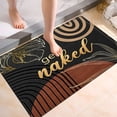 thumbnail image 1 of YIMEIS get naked 19.7''*31.5'' Flannel Bath Mat, Slip Resistant, Mat for Bathroom Shower, 1 of 10