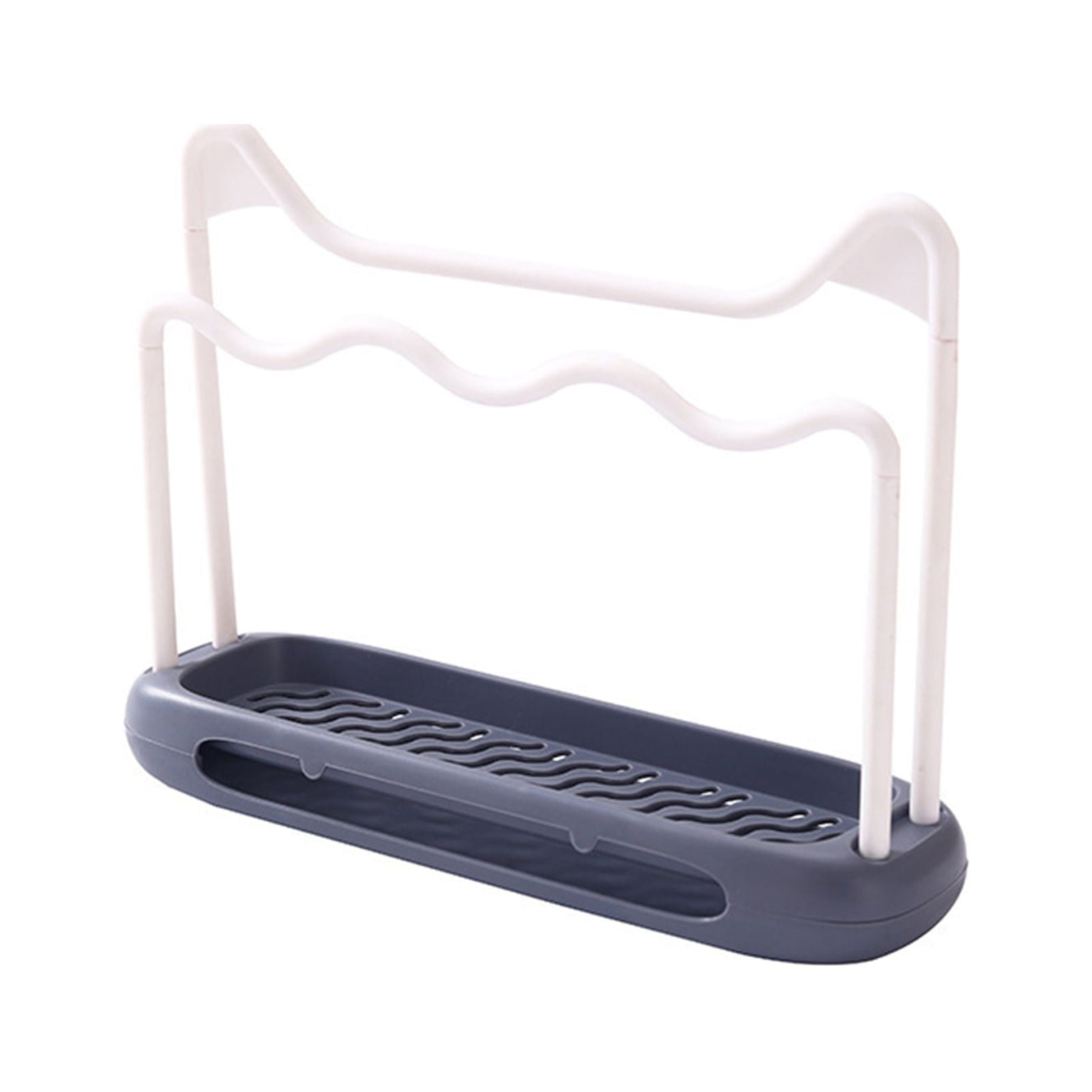 YIMIAO Kitchen Sink Shelf High Capacity Hollow Out Keep Dry Drainage