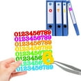 thumbnail image 1 of YIMWNYI 1 Inch Number Sticker Combination Stickers for Note Decoration, Adhesive Number Labels, Mailbox Numbers, Scrapbook Supplies, Easy Peel and Stick, Multicolor Number Stickers, 1 of 6