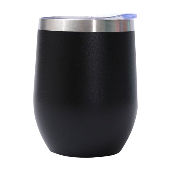 YIMWNYI 12oz Stainless Steel Insulated Tumbler, Double Wall Vacuum Mug for Beer, Coffee & Tea, Compact U-Shape Design, Durable & Portable Cup for Outdoor, Office & Travel Use