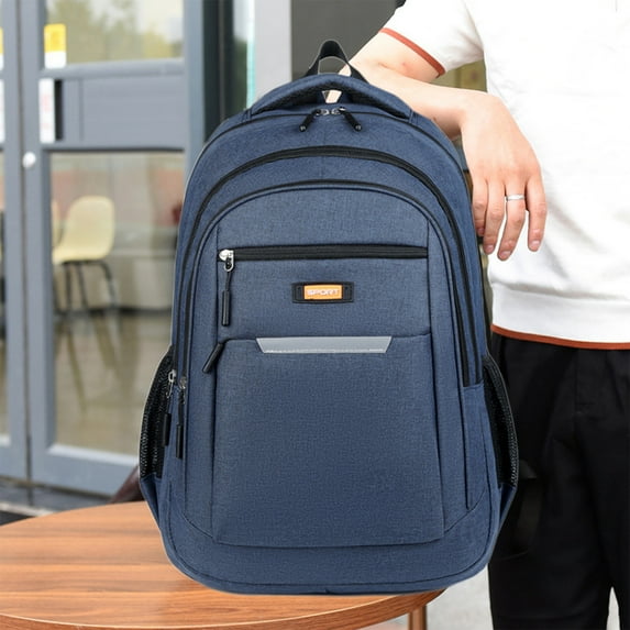 YIMWNYI 16 Inch Laptop Backpack, Slim Business Computer Bag with USB Charging Port, Water Resistant Travel Backpack for Men & Women, Large Capacity Work Commuter Bag