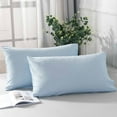 thumbnail image 1 of YIMWNYI 2Pcs Pillow Core Isolation Covers, Breathable Oil-Proof Polyester Pillowcase, Soft and Comfortable, Absorbent, Eco-Friendly Hotel Protective Covers for Household Use, 1 of 8
