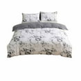 thumbnail image 1 of YIMWNYI 3-Piece Bedding Set, Machine Washable Polyester Bed Set, Sanding Plain Bedspread, Comfortable Bed Set with Pillowcases, Stylish Bedroom Bedding for Modern Home, 1 of 5