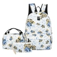 thumbnail image 1 of YIMWNYI 3-Piece Leisure Backpack Set with Large Capacity, Floral Design, Lightweight and Water-Resistant, Comfortable Adjustable Shoulder Straps, Multipurpose Backpack for Travel and Daily Use, 1 of 4