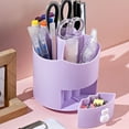 thumbnail image 1 of YIMWNYI 360 Degree Rotating Pen Organizer, Multi-Purpose Desk Organizer, Office Stationery Organizer, Makeup Brush Holder, 5 Compartments, Compact and Space-Saving Desktop Organizer, 1 of 5