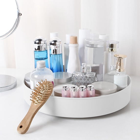 YIMWNYI 360° Rotating Kitchen Shelf, Multifunctional Storage Tray for Home & Kitchen, Durable Organizer with Strong Load-Bearing, Easy Install & Space-Saving Design