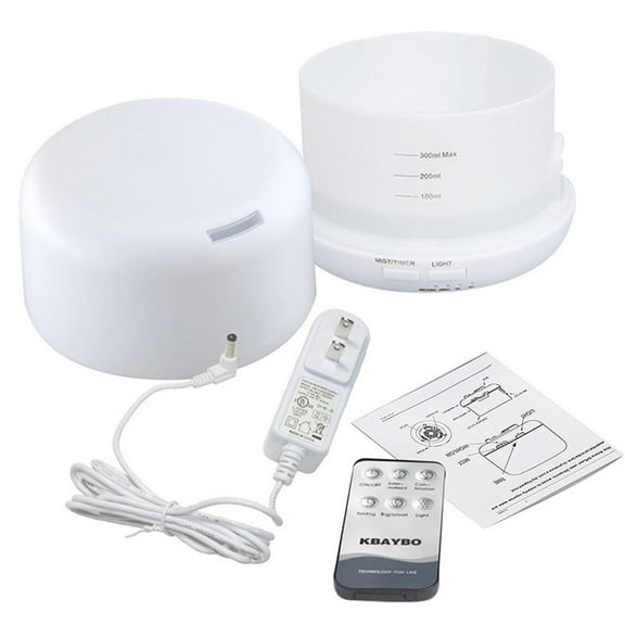 YIMWNYI 500ml Oil Diffuser with Remote Control, 5-in-1 Aromatherapy Humidifier Vaporizer, Quiet Fan, Timer & Auto-Off, LED Lights, Large Water Tank for Home Office Yoga Sleep