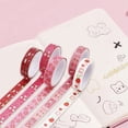 thumbnail image 1 of YIMWNYI 5Pcs Washi Masking Tape Set, Decorative Craft Tape, Scrapbook Supplies, DIY Planner Designs, Removable Decorative Tapes, Ideal for Journals and Gift Making, 1 of 7