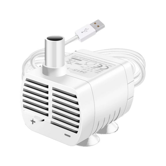 YIMWNYI 5V USB Mini Submersible Water Pump for Aquarium, Fish Tank, Pond, Pet Fountains, Hydroponics, Adjustable Flow, Quiet Design, Easy to Clean, 50 GPH, 2ft Lift