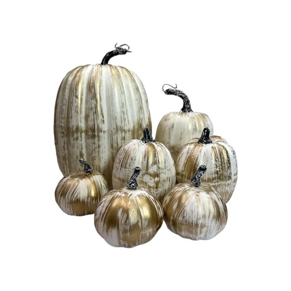 YIMWNYI 7-Piece Halloween Decorative Pumpkin Model, Realistic Simulation Ornament, Versatile Party Decorations, Halloween Display Props, Perfect for Home Decor, Festive Seasonal Accent
