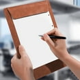 thumbnail image 1 of YIMWNYI A4 Leather-Like Magnetic Clipboard Pad with Folder Clamp, Writing and Document Organizer for Office, Home Use, Eco-Friendly and Durable, 1 of 8