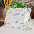 thumbnail image 1 of YIMWNYI Acrylic Desktop Memo Board with Erasable Transparent Writing Surface, Weekly Planner, Reminders, and Magnetic 3ml Markers, Easy to Clean, Perfect for Organizing Your Daily Life, 1 of 8