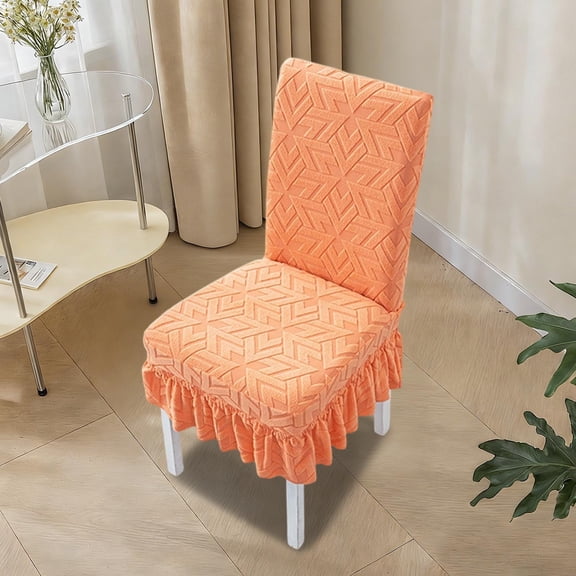 YIMWNYI Arrows Patterns Stretch Chair Cover, All-Season Skirt Dining Chair Protector, Elastic Polyester Slipcover for Living Room & Events, Durable and Machine Washable