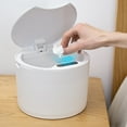 thumbnail image 1 of YIMWNYI Automatic Motion Sensor Trash Can, Touchless Wireless Smart Induction Bin, Waterproof Design, 5L Capacity, Modern Desktop & Bathroom Garbage Can, Ideal for Home & Car, 1 of 9
