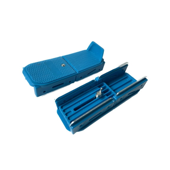 YIMWNYI Beginner Children's Skating Auxiliary Shoes, Ice Skating Assist Shoes for Kids, Snow Skiing Training Support for 3-10 Year Old Beginners, Black & Blue