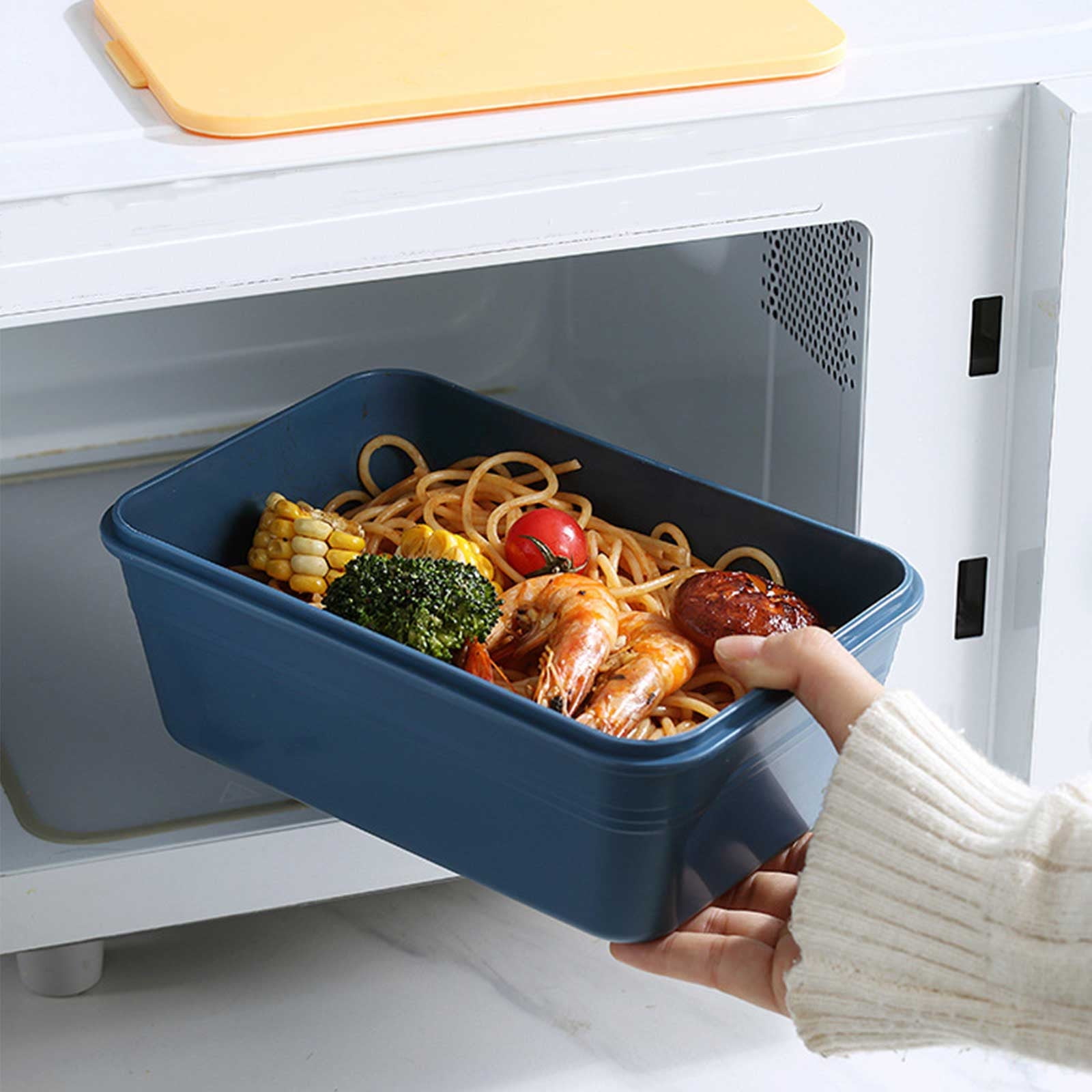 Nylon Containers YIMWNYI Bento Box Adult Lunch Box, Stackable Meal Prep Container ...