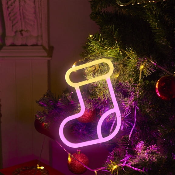 YIMWNYI Christmas LED Decorative Lights, Neon Lights, Soft Lighting, USB Powered Christmas Decorations, Ideal for Mall and Bedroom Decor, Dreamy Night Lighting, Holiday Home Accents