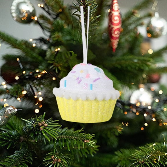 YIMWNYI Christmas Macaron Ornament, Foam Decoration, Holiday Hanging Accessory for Tree, Multi-Purpose Festive Decor, Sweet Home Christmas Decor