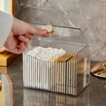 thumbnail image 1 of YIMWNYI Cosmetic Compartments Storage Box, Large Capacity Organizer for Jewelry, Makeup and Masks, Clear Plastic Desktop Storage, Stackable Cosmetic Container, Multifunctional Storage Solution, 1 of 6