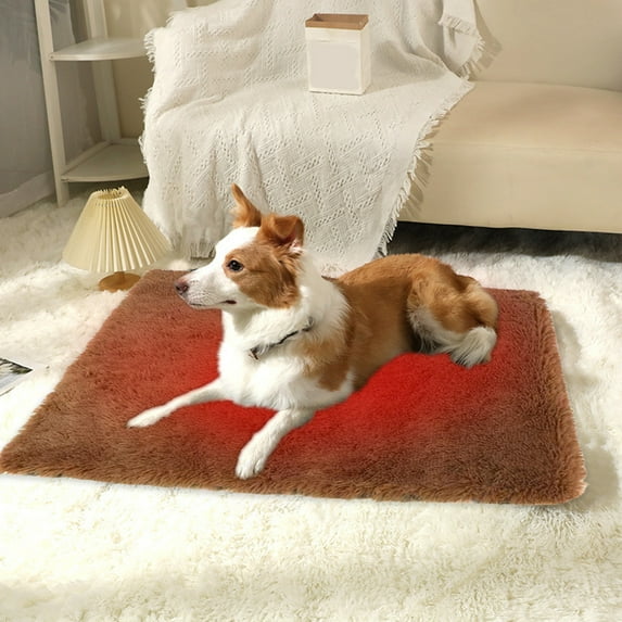 YIMWNYI Cozy Winter Dog Bed, Soft Corduroy Cushion for Medium to Large Dogs, Washable Removable Cover, Non-Slip Odor-Free Pet Mat, Comfortable Kennel for Dogs and Cats