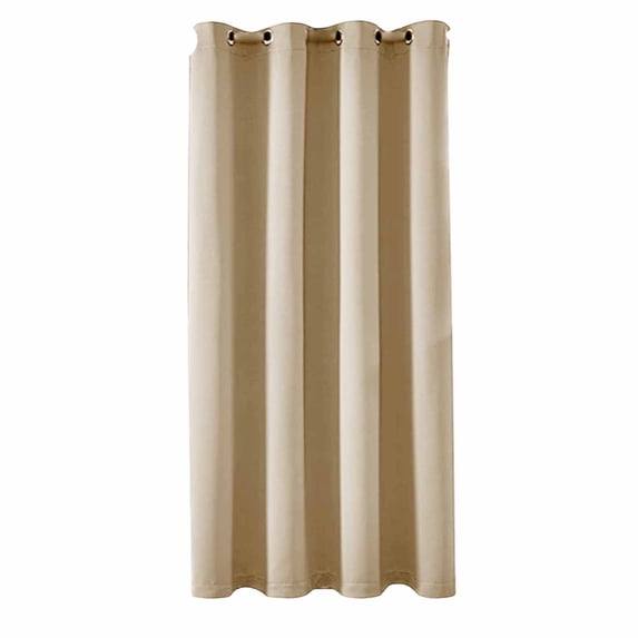 YIMWNYI Curtains Panel Pair, Elegant Polyester Curtains, Insulated Window Treatments, Noise Reducing Drapes, Perfect for Bedroom Décor, Grommet Top Curtains