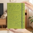 thumbnail image 1 of YIMWNYI Cute Cartoon Softcover Notebook, A6 Portable Diary with Thick Paper, Waterproof Leather Cover, Built-in Bookmark, Perfect for Note-taking and Journaling, Exquisite Writing Journal, 1 of 6
