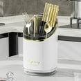 thumbnail image 1 of YIMWNYI Cutlery Storage Bucket, Stainless Steel Organizer, Multi-Scene Application, Durable Tableware Holder, Easy to Clean, Modern Design, Lightweight and Compact, 1 of 5