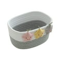 thumbnail image 1 of YIMWNYI Desktop Storage Basket, Thread Weaving Storage Box, Cute Heart Design, Sturdy Canvas Bins, Versatile Home Organizer, Decorative Storage Solution, 1 of 6